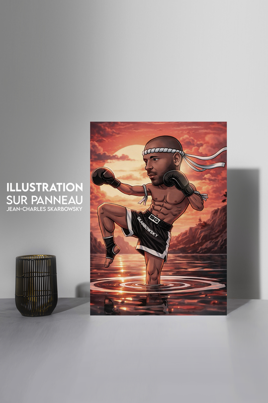 Illustration sur panneau - Jean-Charles Skarbowsky